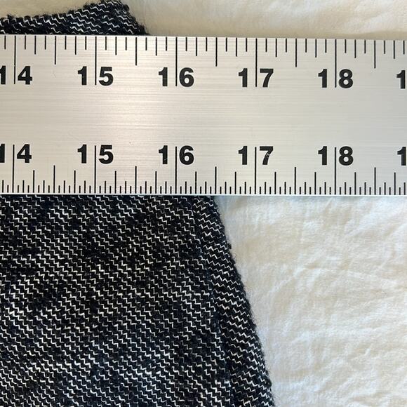 Ann Taylor skirt women 10 midi wool Dark Academia Office Witchy Whimsy Gothcore - Picture 9 of 13